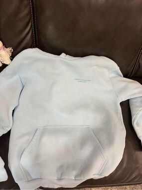 Light Blue Cozy Crewneck Sweatshirt - Pastel Comfort